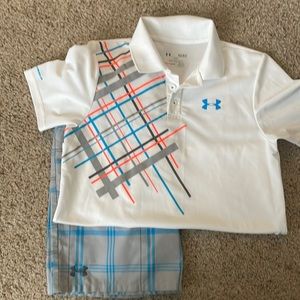 Under Armour Boys Youth Large Golf Outfit